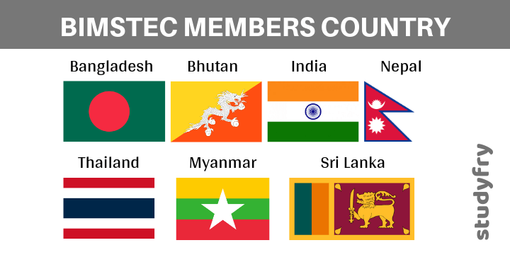 BIMSTEC के सदस्य देश