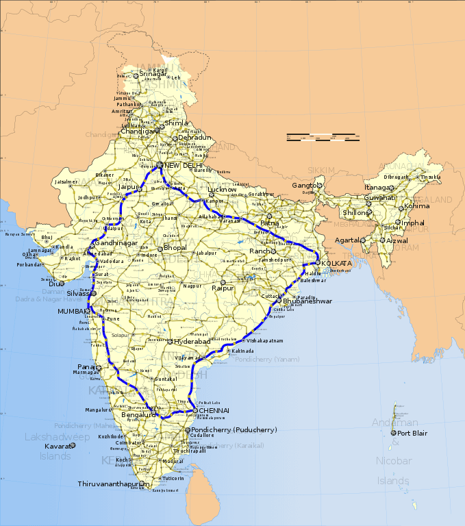 Golden Quadrilateral Project