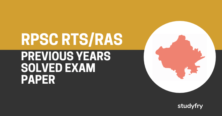 RPSC RAS RTS Previous Question Paper