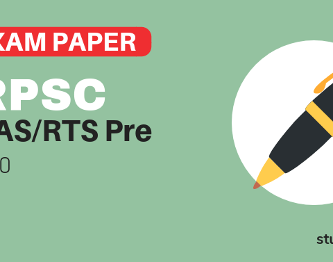 RPSC RAS RTS preliminary exam paper-1 2010