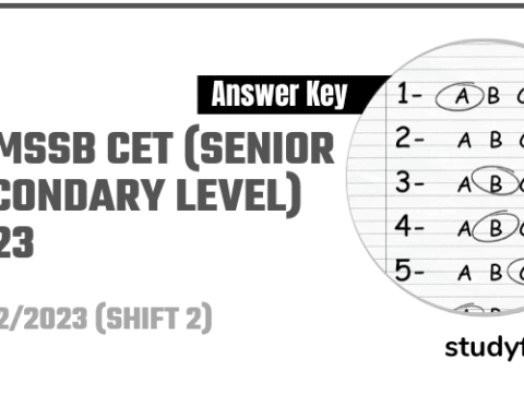 RSMSSB CET exam paper 11 February 2023 - Second Shift (Answer Key)