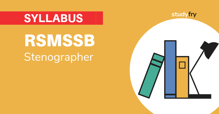 RSMSSB Stenographer Syllabus