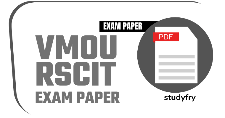 VMOU RSCIT Old Paper Pdf With Answer Key
